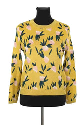 Pull Des Petits Hauts Jaune en Coton, taille S - Seconde Main