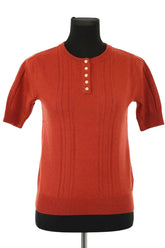 Pull Des Petits Hauts Marron en Laine, taille XS - Seconde Main