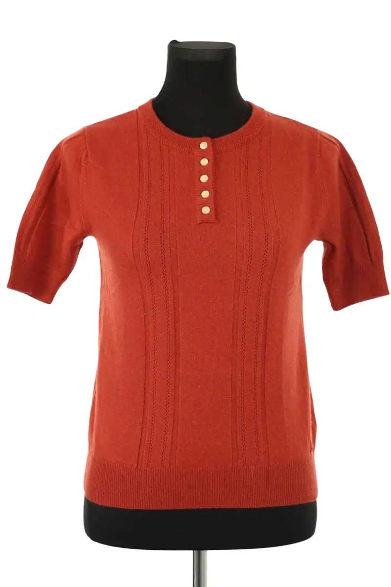 Pull Des Petits Hauts Marron en Laine, taille XS - Seconde Main