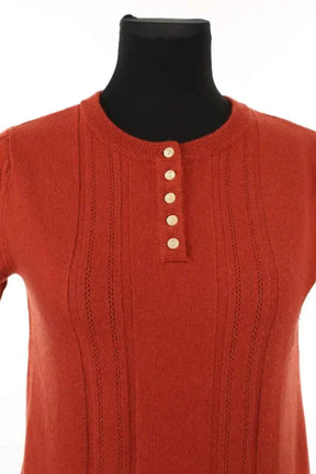 Pull Des Petits Hauts Marron en Laine