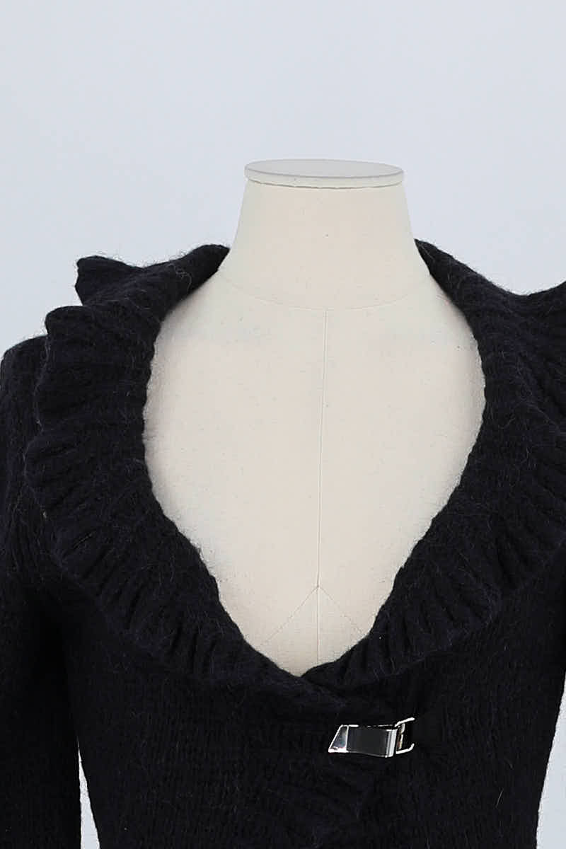 Pull Des Petits Hauts Noir en Laine