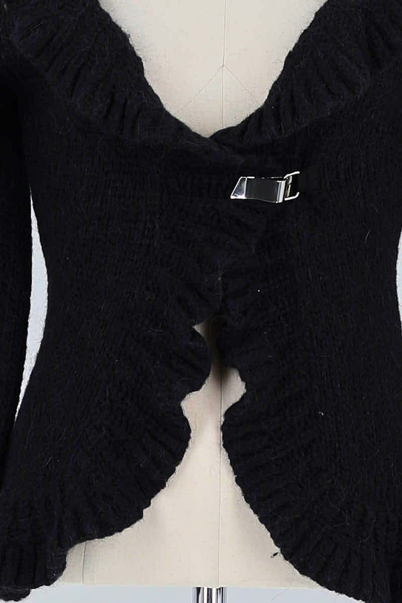 Pull Des Petits Hauts Noir en Laine