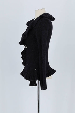 Pull Des Petits Hauts Noir en Laine