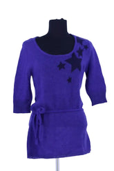Pull Des Petits Hauts Violet en Laine, taille S - Seconde Main