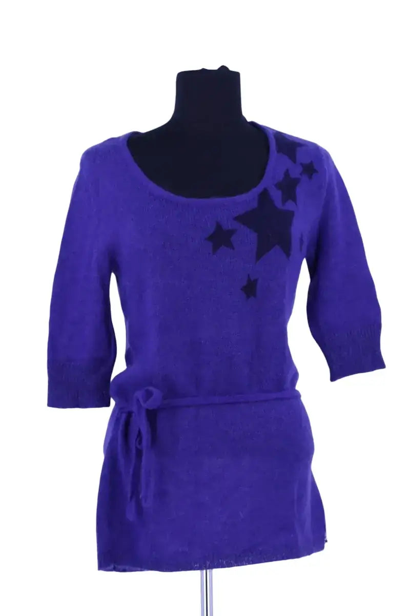 Pull Des Petits Hauts Violet en Laine, taille S - Seconde Main
