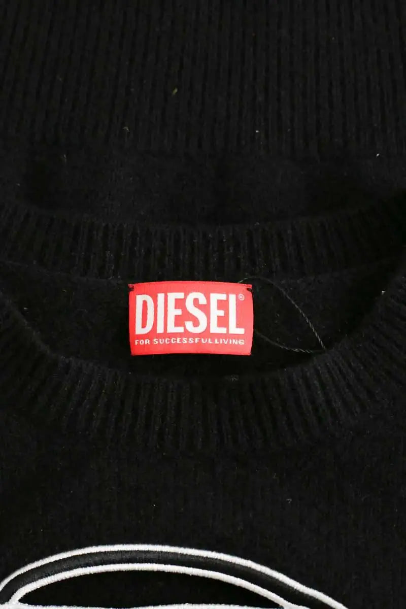 Pull Diesel Noir en Laine
