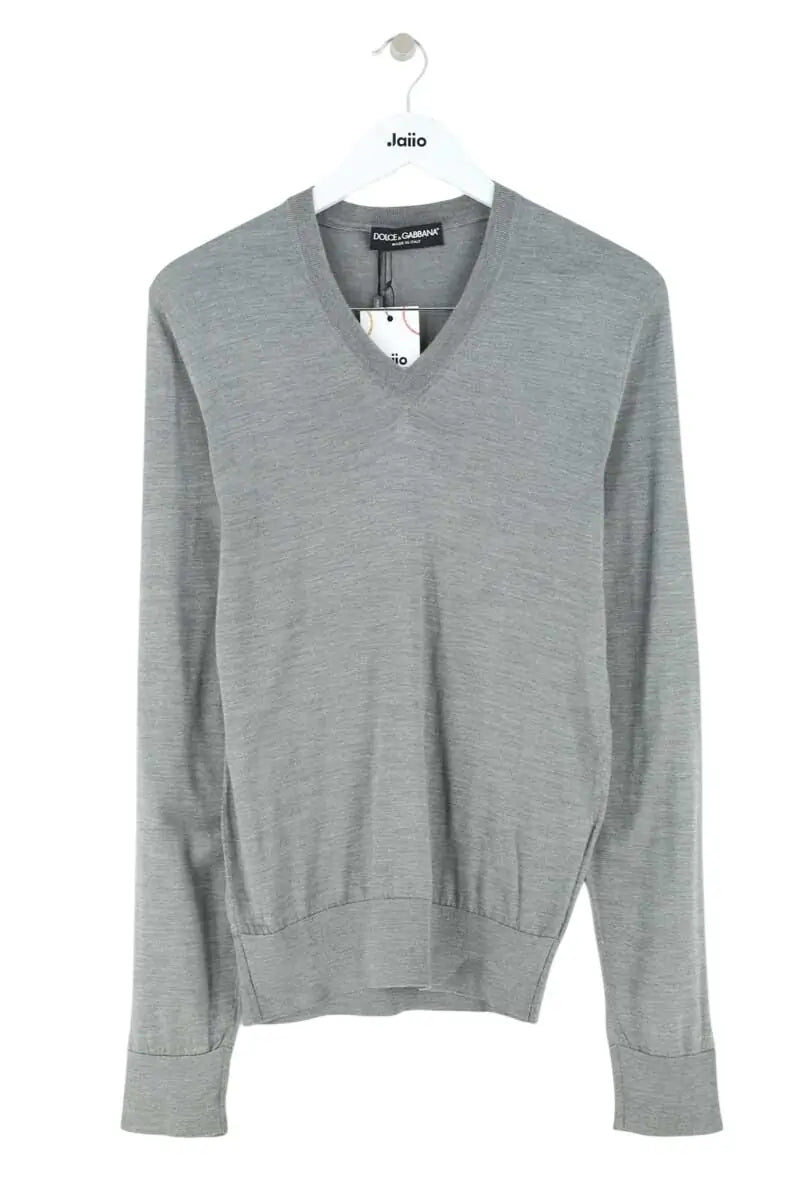 Pull Dolce & Gabbana Gris en Soie, taille S - Seconde Main