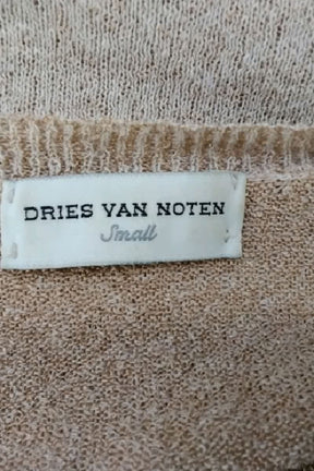 Pull Dries Van Noten Beige en Polyester