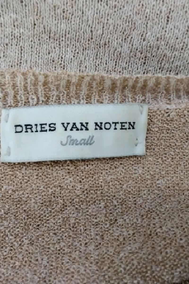 Pull Dries Van Noten Beige en Polyester
