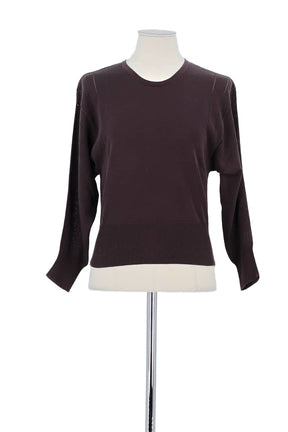 Pull Dries Van Noten Marron en Viscose, taille S - Seconde Main