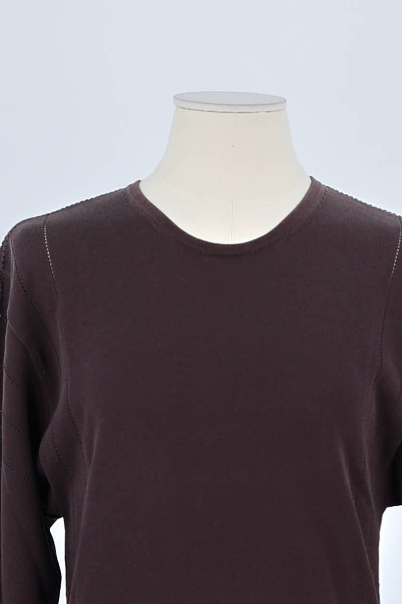 Pull Dries Van Noten Marron en Viscose