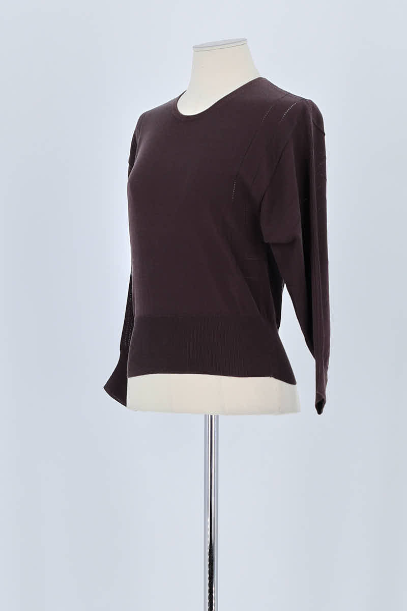 Pull Dries Van Noten Marron en Viscose