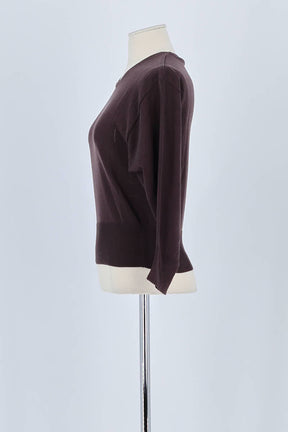 Pull Dries Van Noten Marron en Viscose