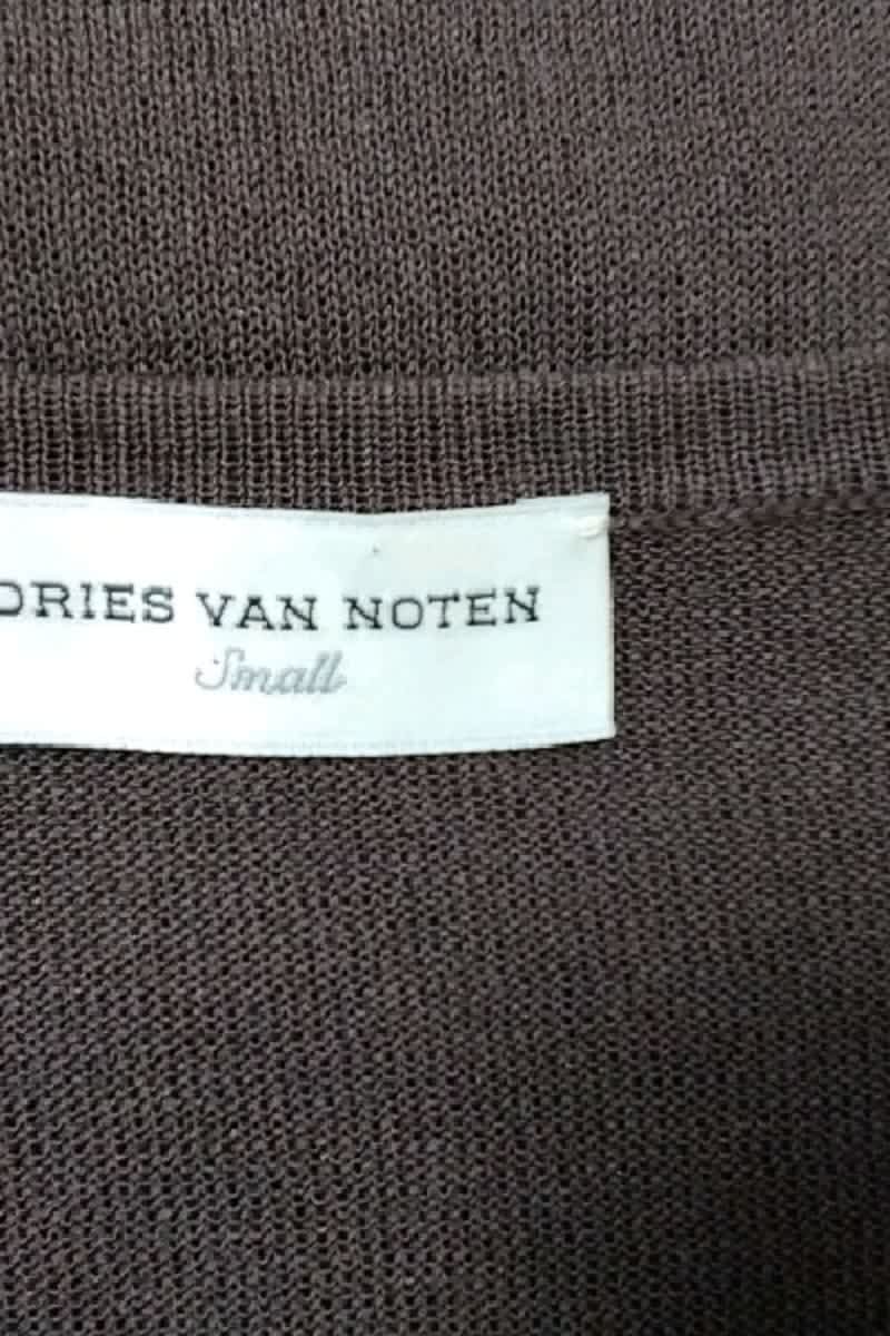 Pull Dries Van Noten Marron en Viscose