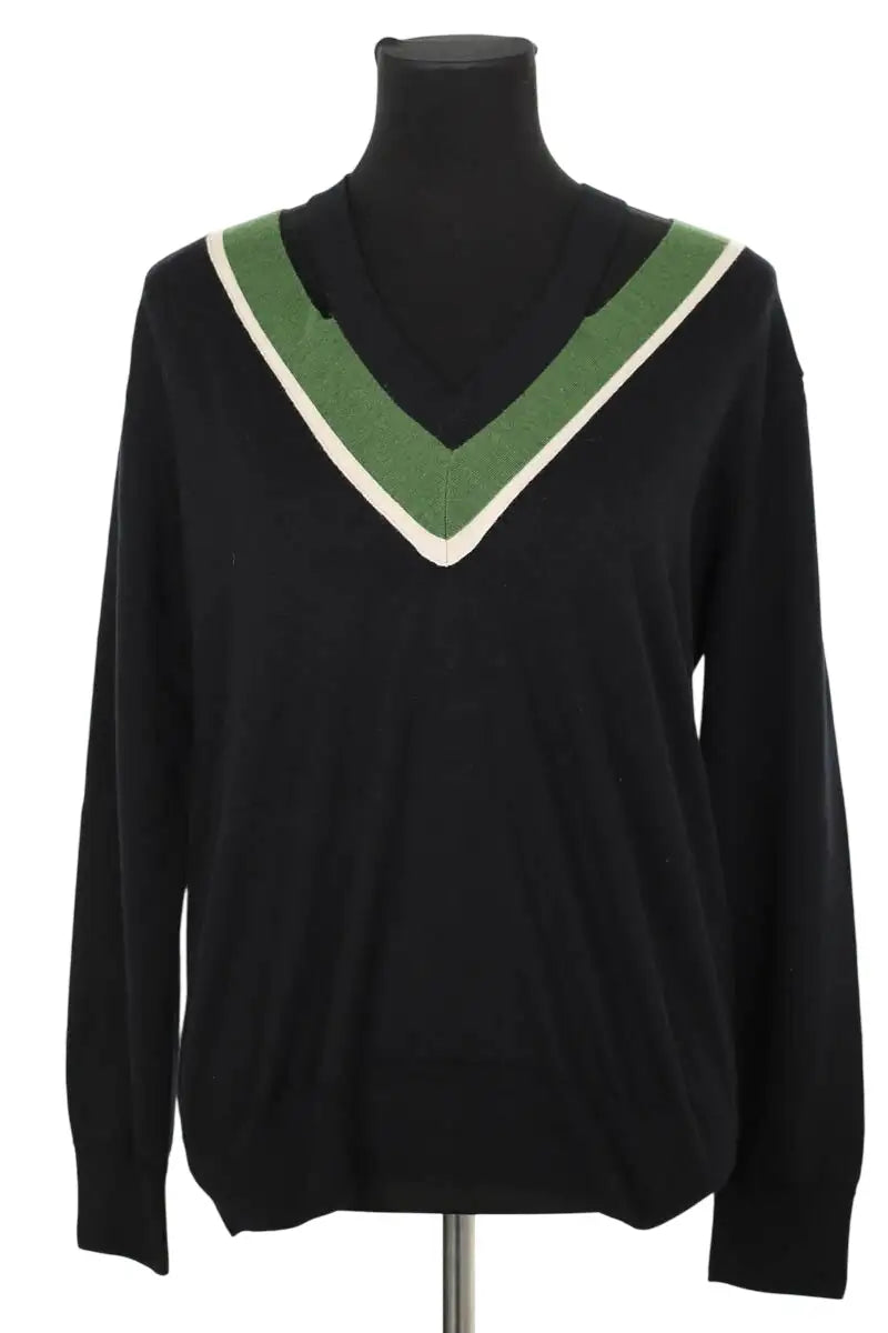 Pull Dries Van Noten Noir en Laine, taille S - Seconde Main