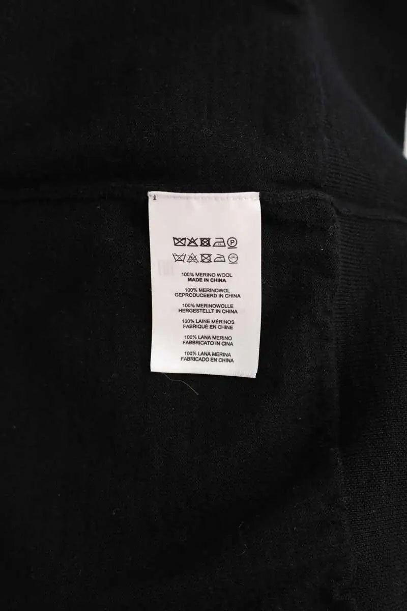 Pull Dries Van Noten Noir en Laine