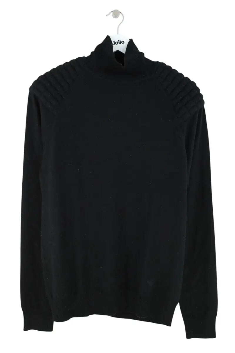 Pull Emporio Armani Noir en Laine, taille S - Seconde Main