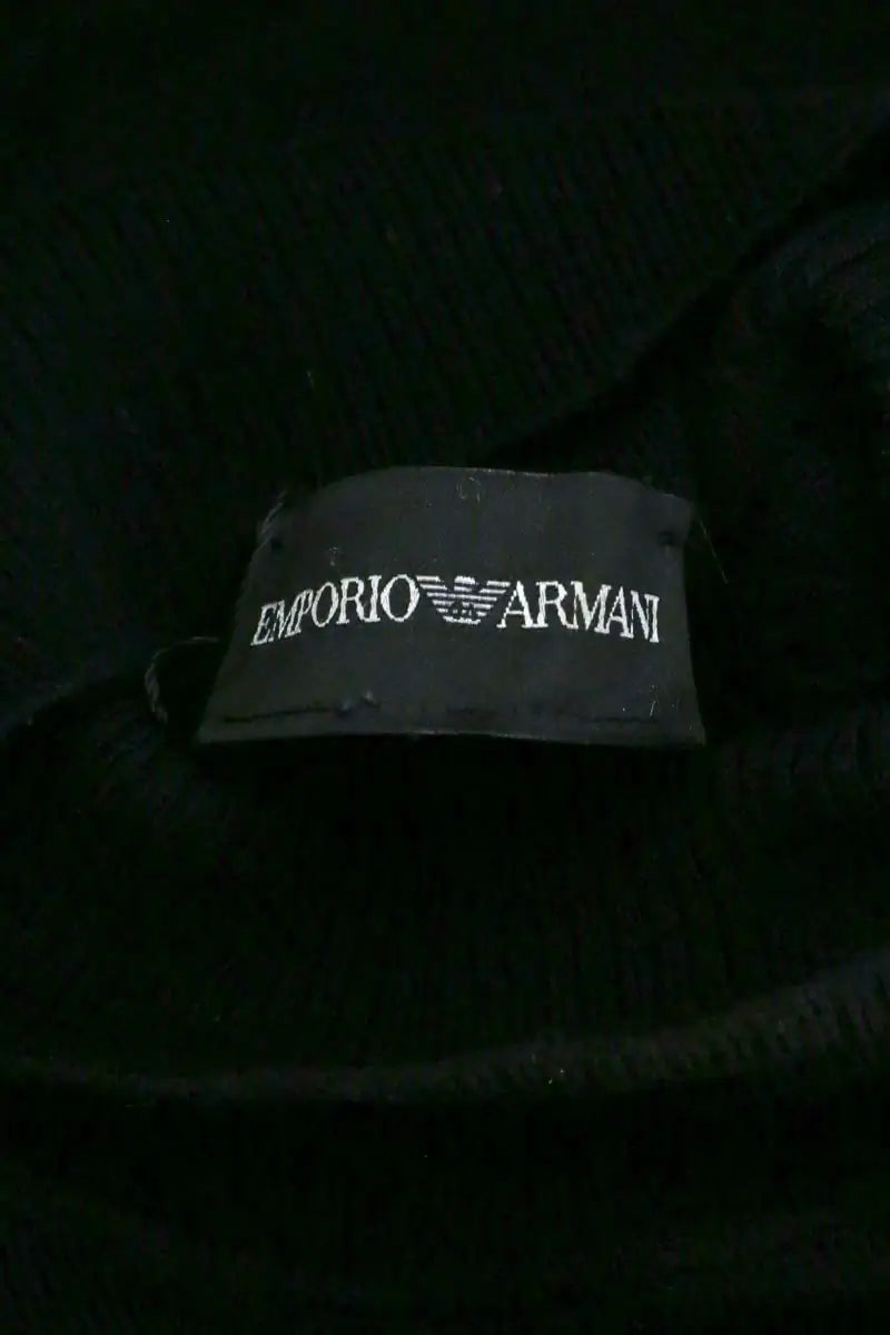 Pull Emporio Armani Noir en Laine
