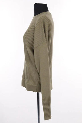 Pull Eres Savoureux Kaki en Laine
