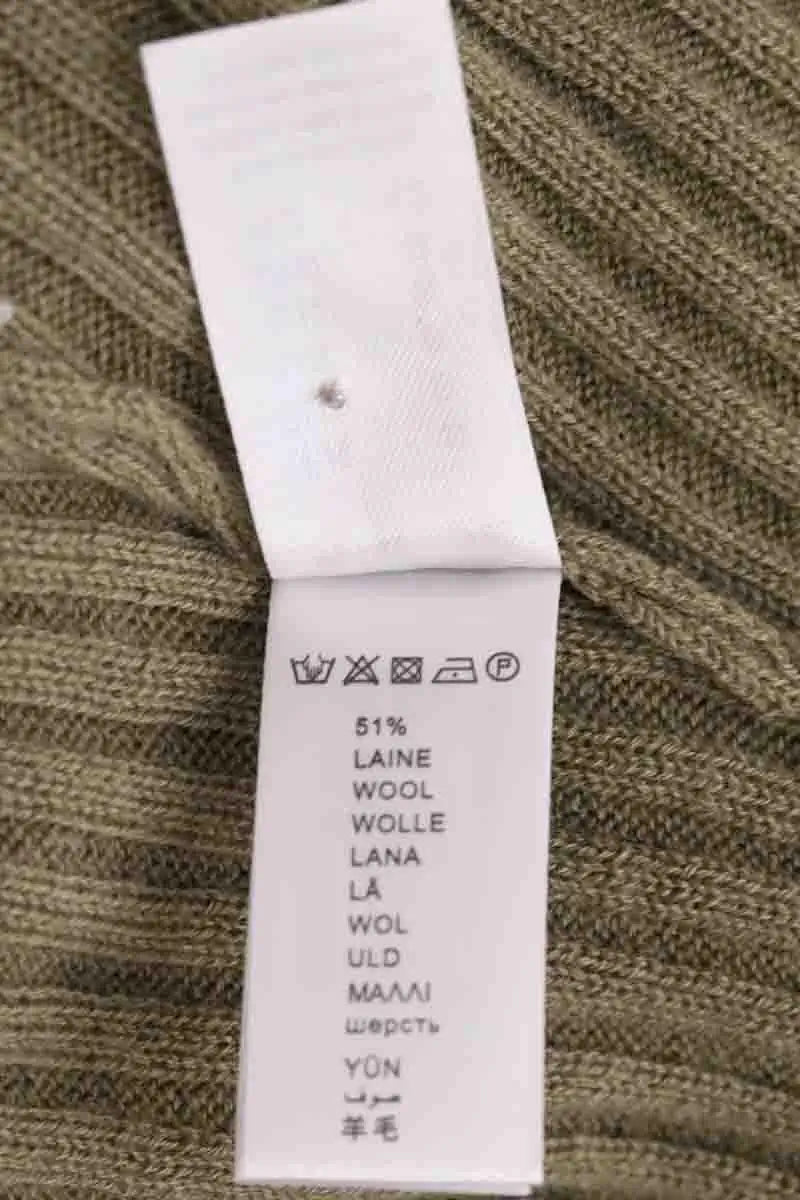 Pull Eres Savoureux Kaki en Laine