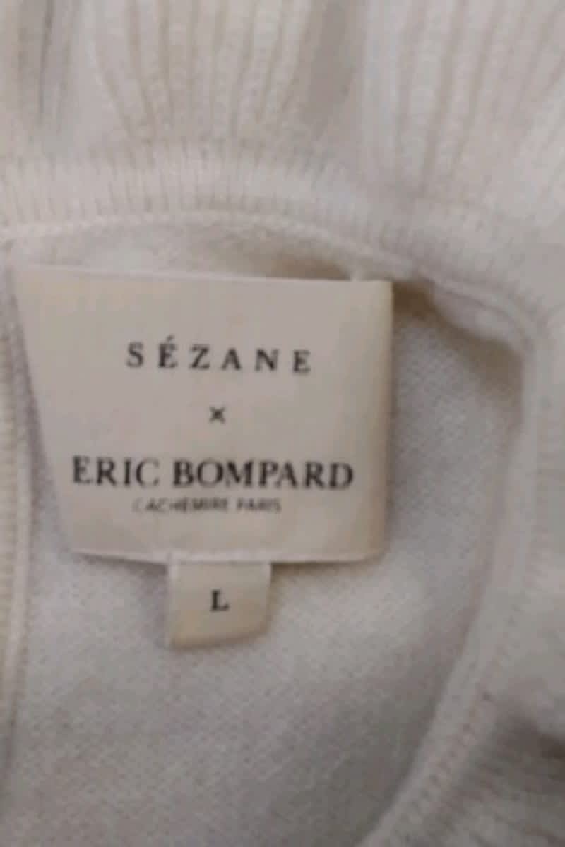 Pull Eric Bompard Beige en Cachemire