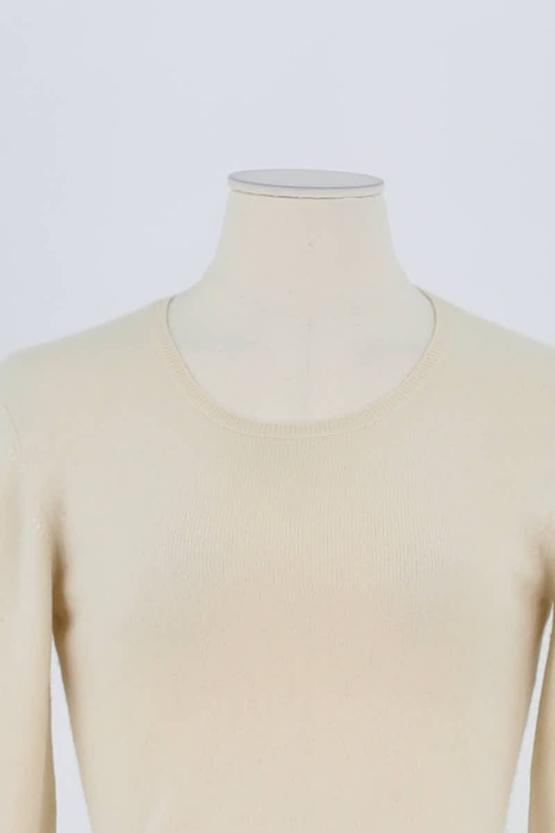 Pull Eric Bompard Beige en Cachemire