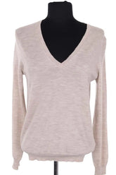 Pull Eric Bompard Beige en Cachemire, taille S - Seconde Main
