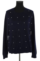Pull Eric Bompard Bleu en Cachemire, taille L - Seconde Main