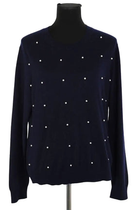 Pull Eric Bompard Bleu en Cachemire, taille L - Seconde Main