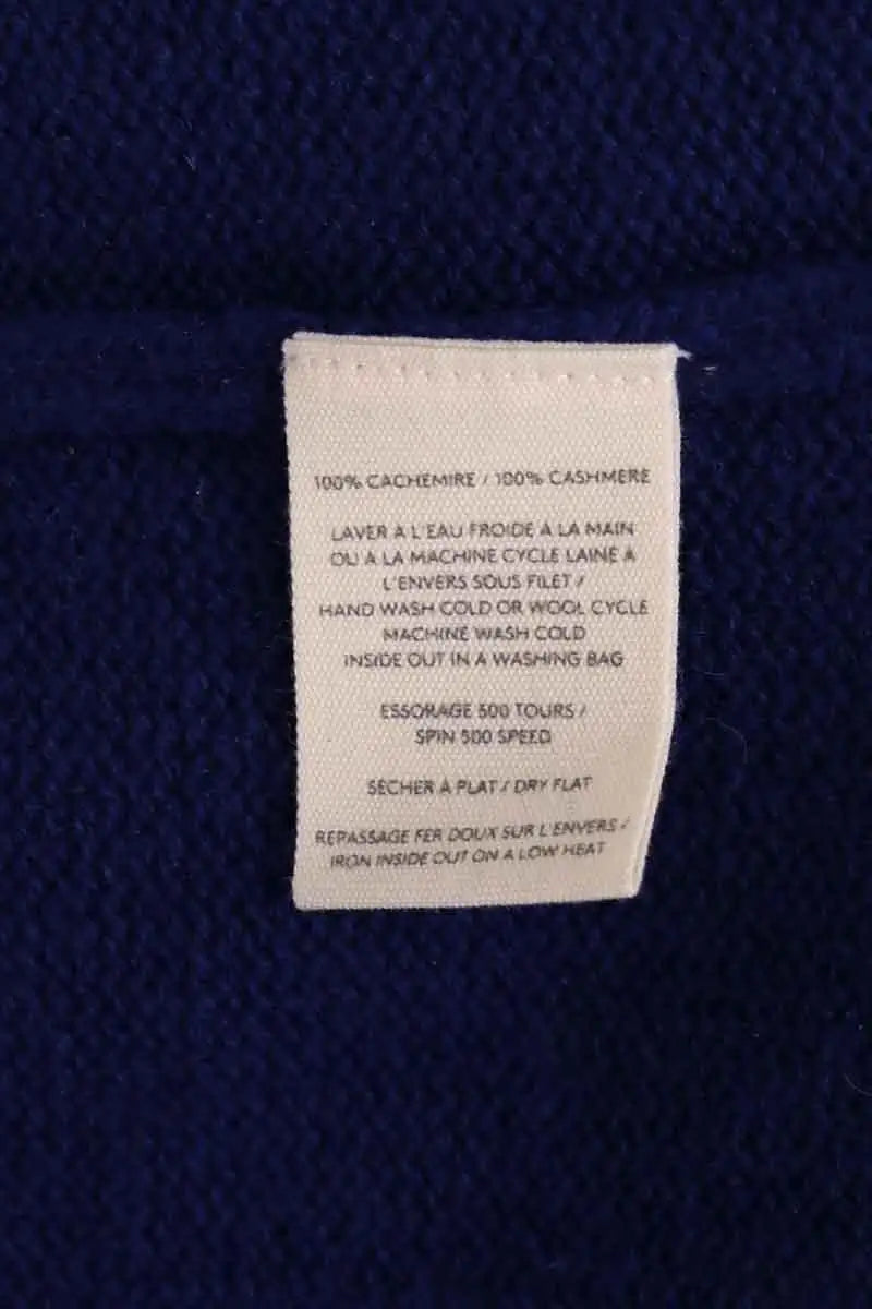 Pull Eric Bompard Bleu en Cachemire