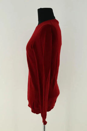 Pull Eric Bompard Bordeaux en Cachemire