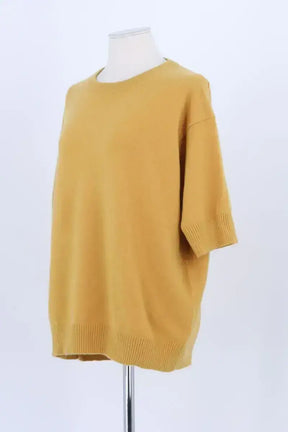 Pull Eric Bompard Jaune en Cachemire