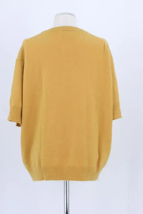 Pull Eric Bompard Jaune en Cachemire