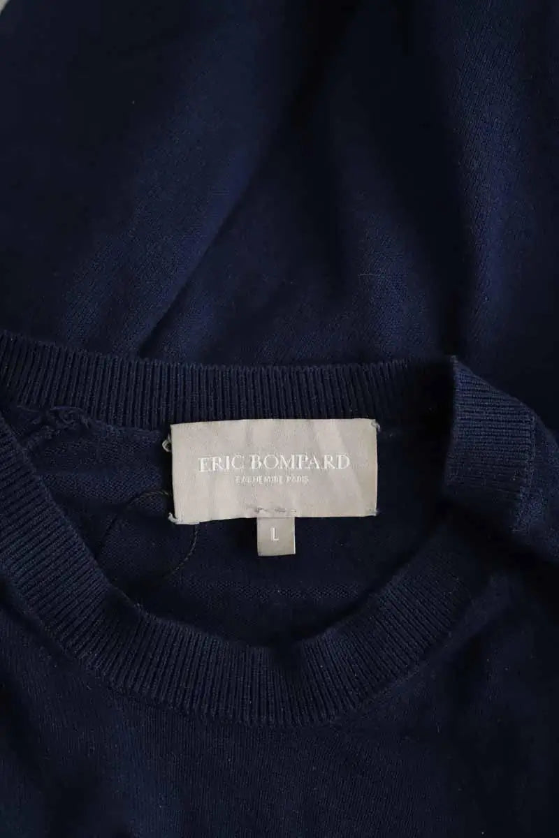 Pull Eric Bompard Marine en Coton