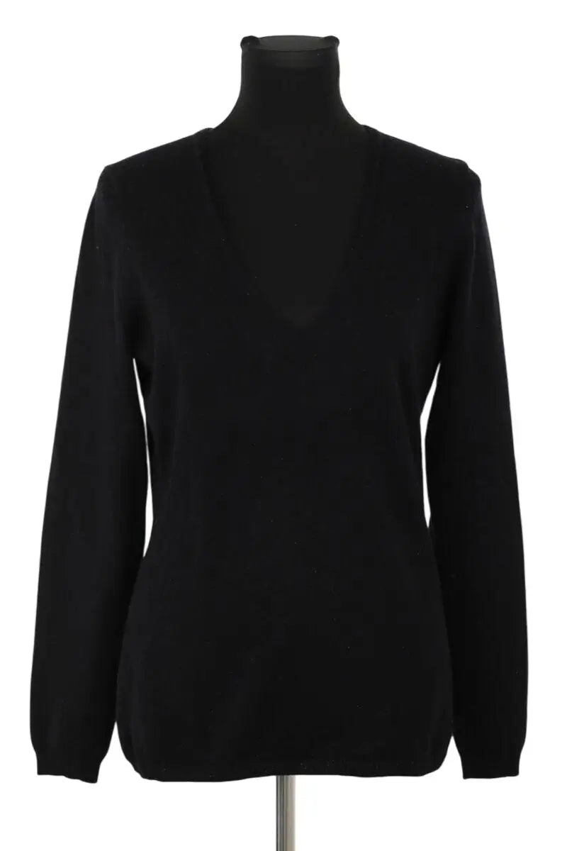Pull Eric Bompard Noir en Cachemire, taille L - Seconde Main