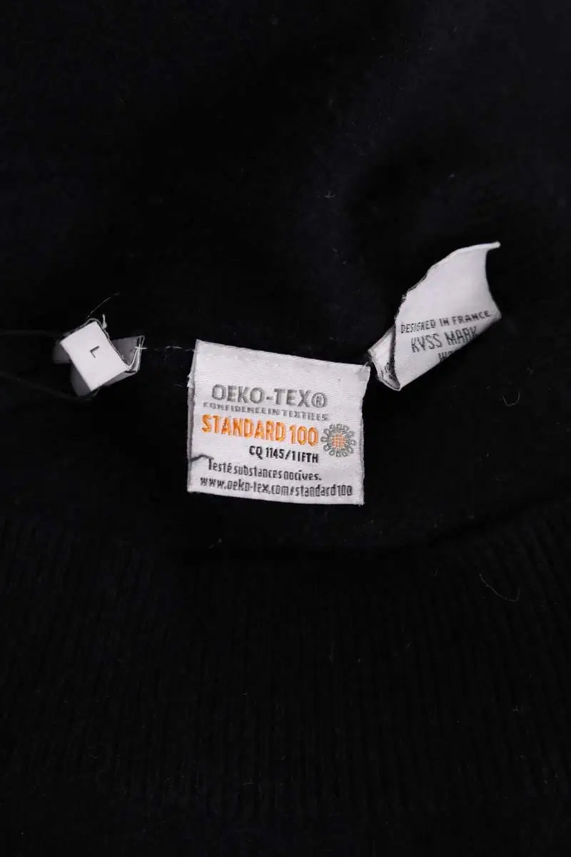 Pull Eric Bompard Noir en Cachemire