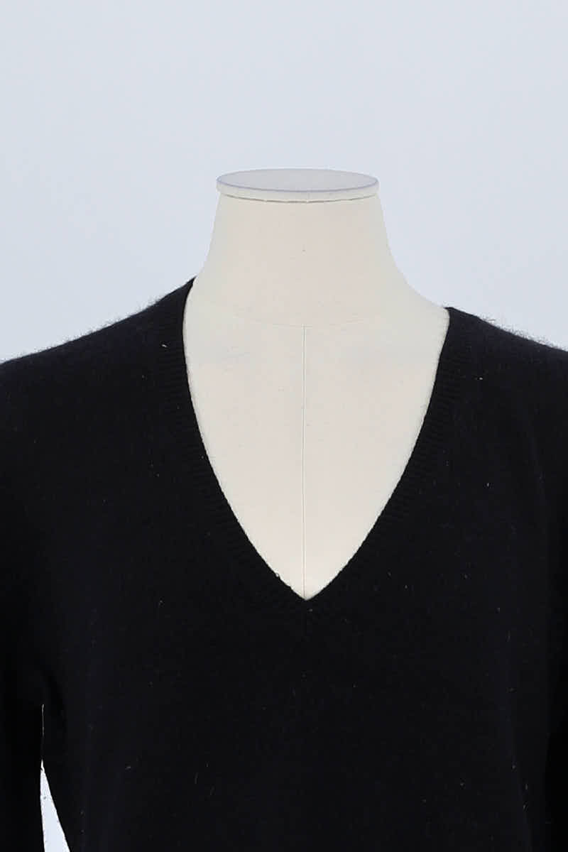 Pull Eric Bompard Noir en Cachemire