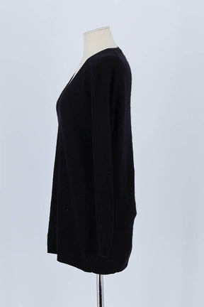 Pull Eric Bompard Noir en Cachemire