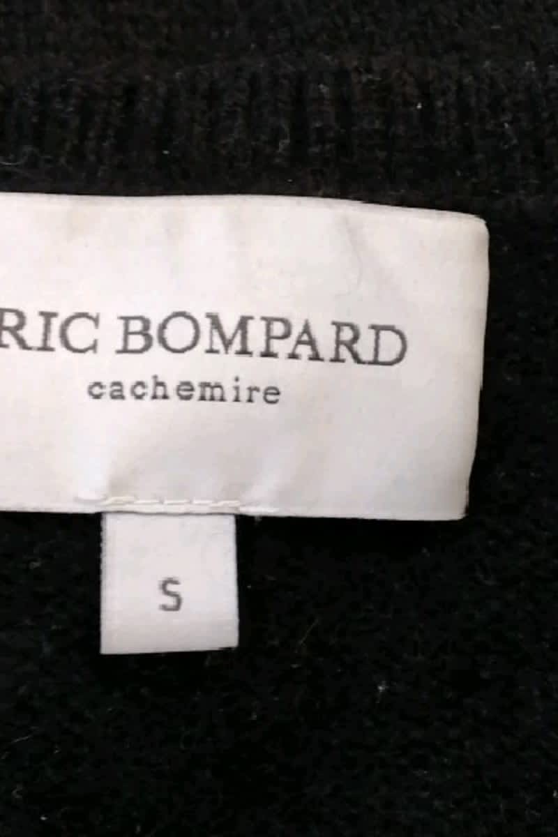 Pull Eric Bompard Noir en Cachemire