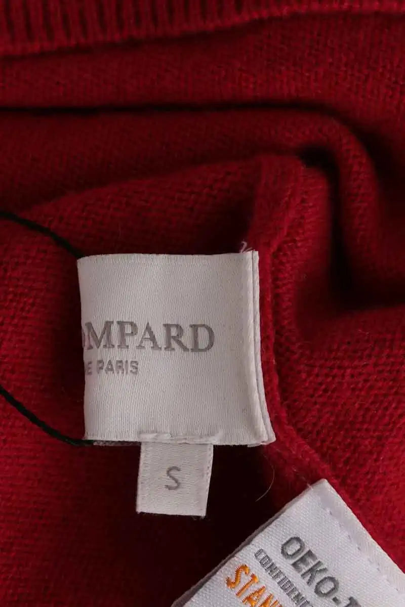 Pull Eric Bompard Rouge en Cachemire
