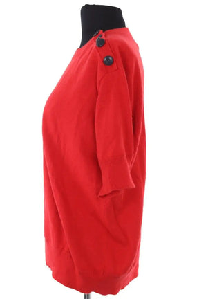 Pull Eric Bompard Rouge en Coton
