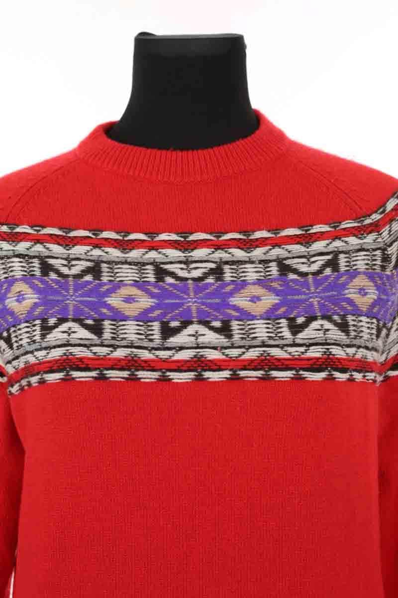 Pull Eric Bompard Rouge en Laine