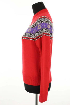 Pull Eric Bompard Rouge en Laine