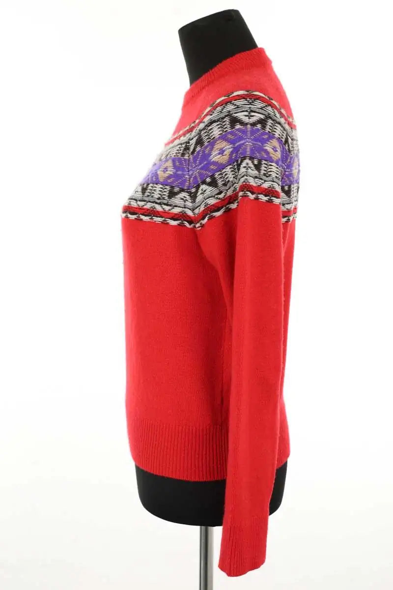 Pull Eric Bompard Rouge en Laine