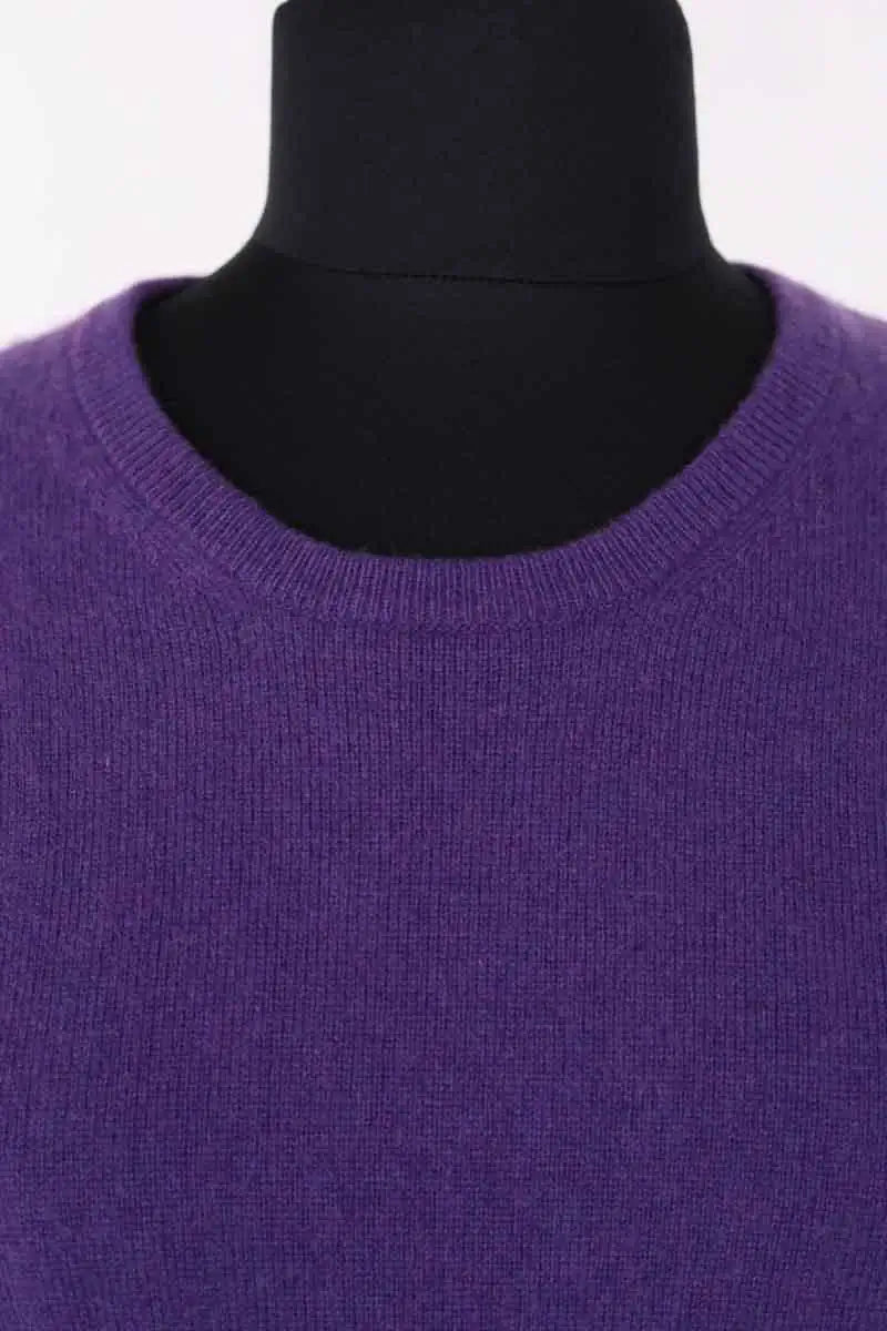 Pull Eric Bompard Violet en Cachemire