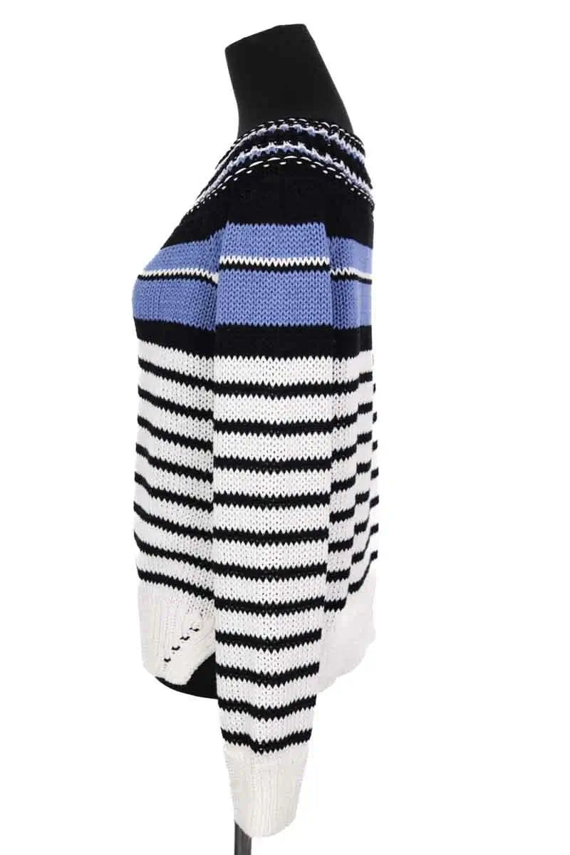 Pull Ermanno Firenze Blanc en Coton