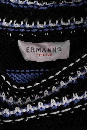 Pull Ermanno Firenze Blanc en Coton