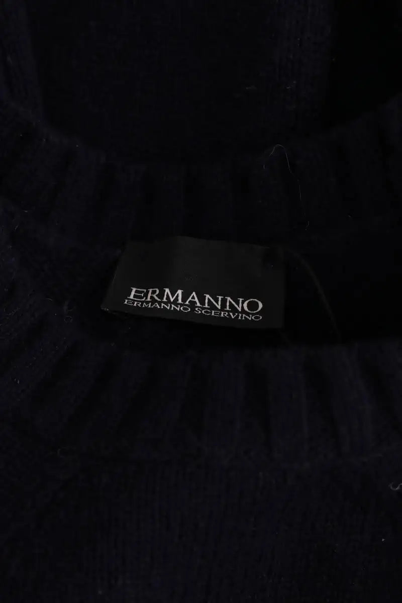 Pull Ermanno Scervino Marine en Laine