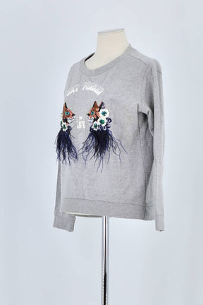 Pull Essentiel Antwerp Gris en Coton