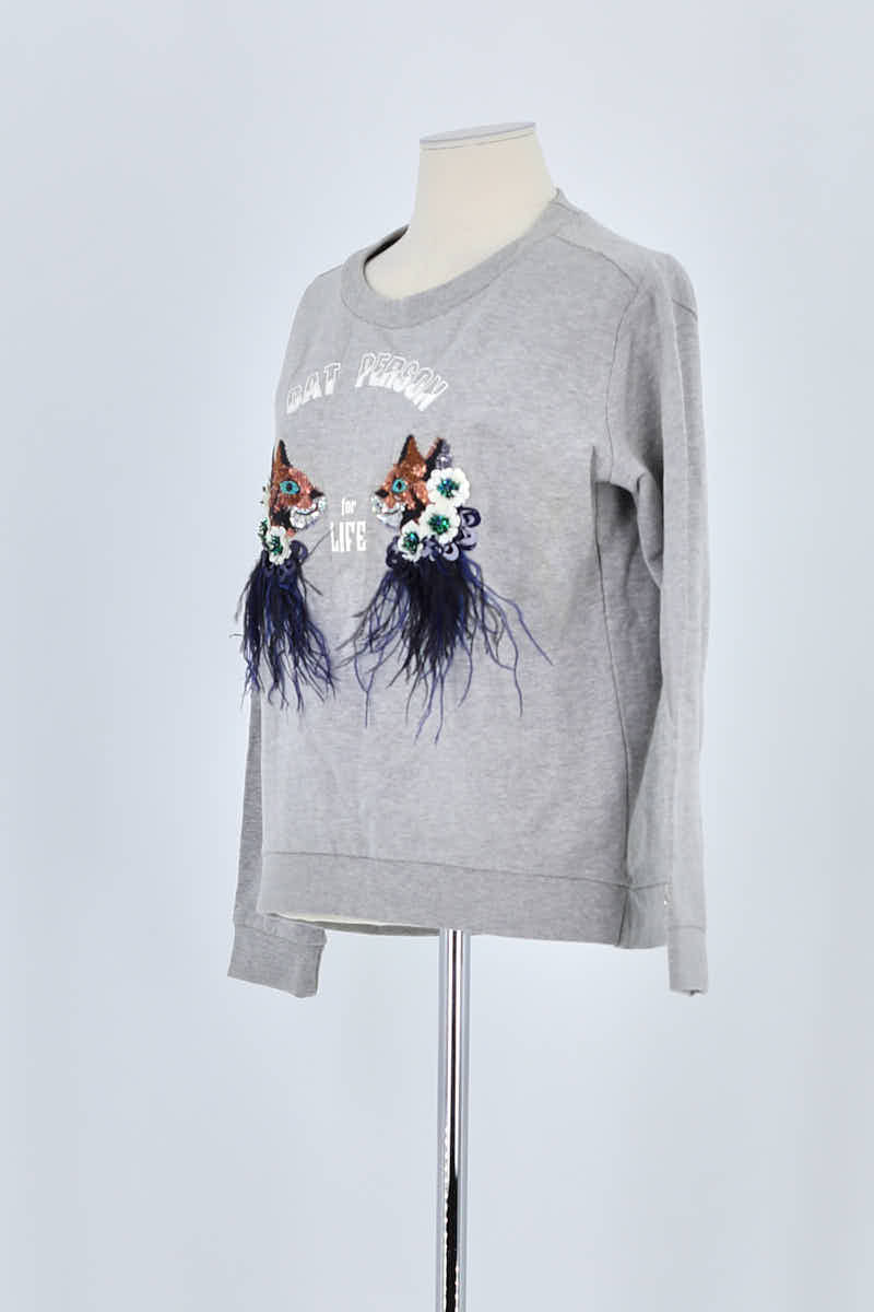 Pull Essentiel Antwerp Gris en Coton